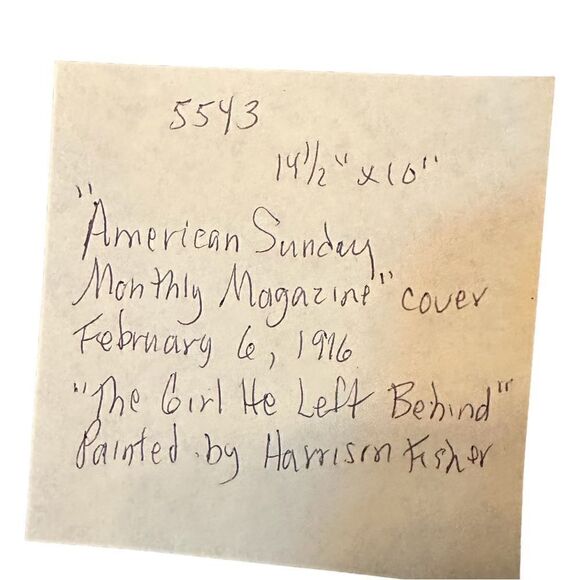 Antique Magazine Cover American Sunday Feb’ 1916 - Picture 7 of 7